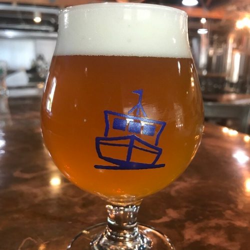 Drink Local Tulip Glass, Nucleated IPA Glassware, V2
