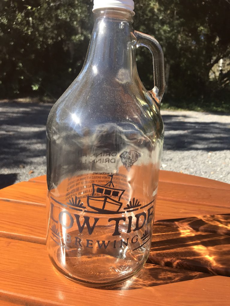 Clear Glass Growler